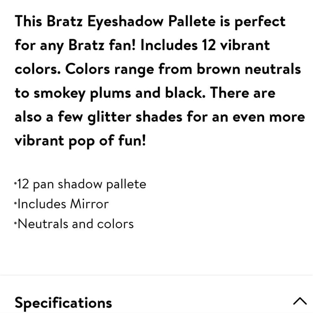 Taste Beauty Bratz Eyeshadow Palette - Picture 5 of 5